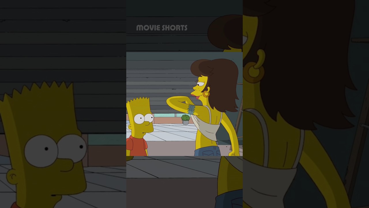 La NOVIA DE BART 😳 #lossimpson #shorts #resumen