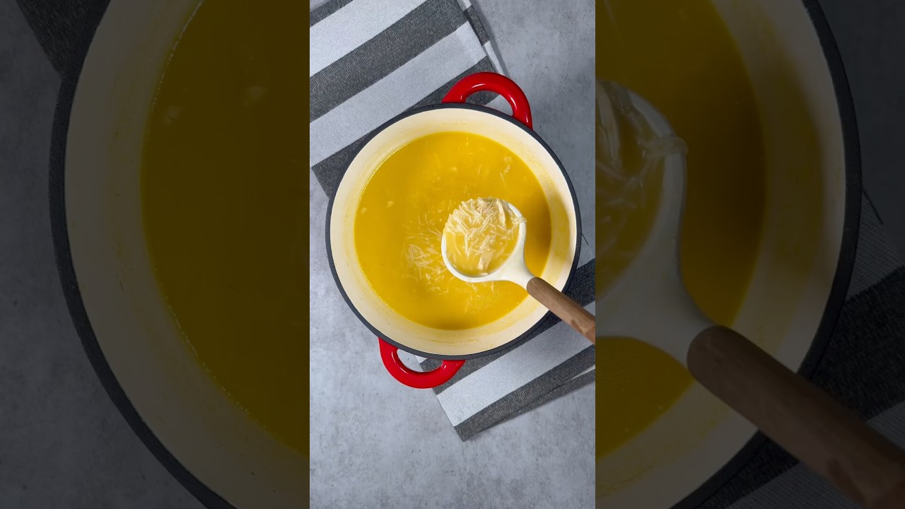 La RECETA secreta de la ABUELA:  sopa de pollo con verduras