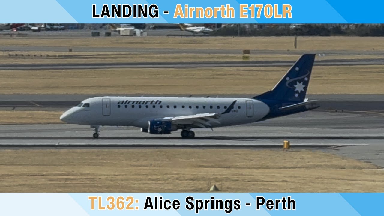 LANDING - Airnorth E170LR - VH-SWO