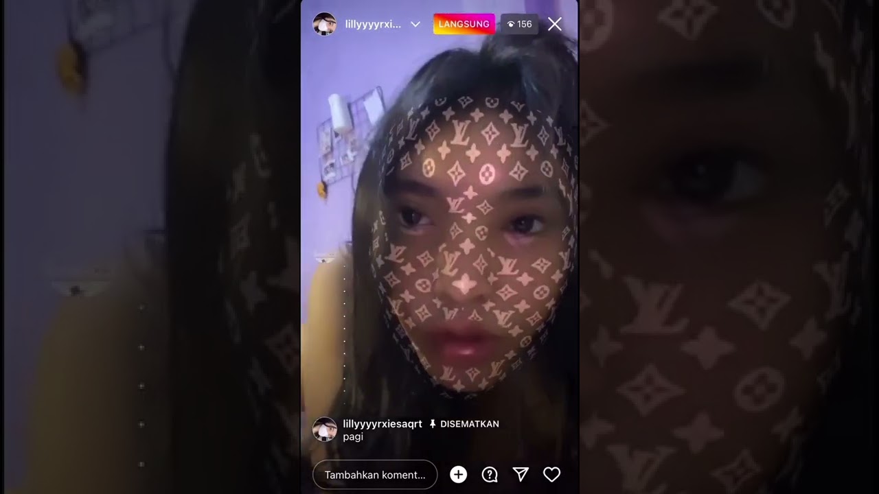 Laras bali @larascanmakeucum live ig pamer b-lahan