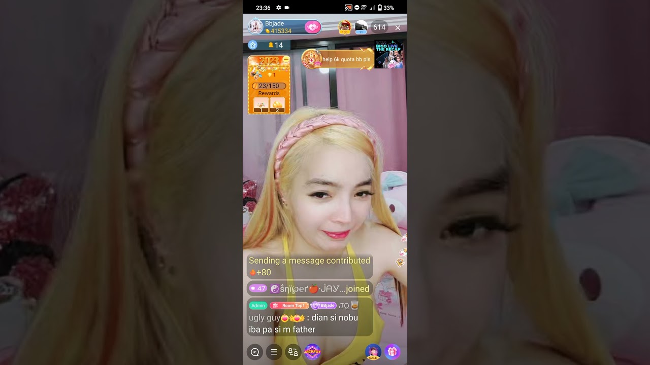 LAS BIGO LIVE OF BBJADE 2022