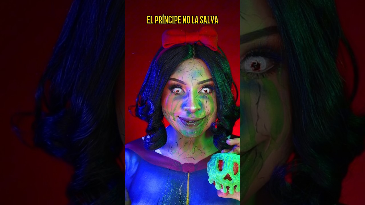 Las princesas Disney con un final Infeliz 😱 #makeup #cosplayerhispana #cosplay #disney