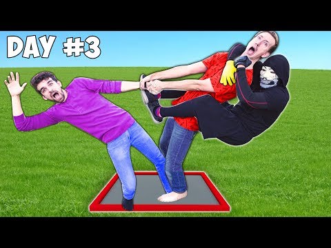 LAST TO LEAVE SQUARE WINS iPHONE Challenge - Hacker PZ9 vs CWC vs Daniel for 24 Hours in Backyard