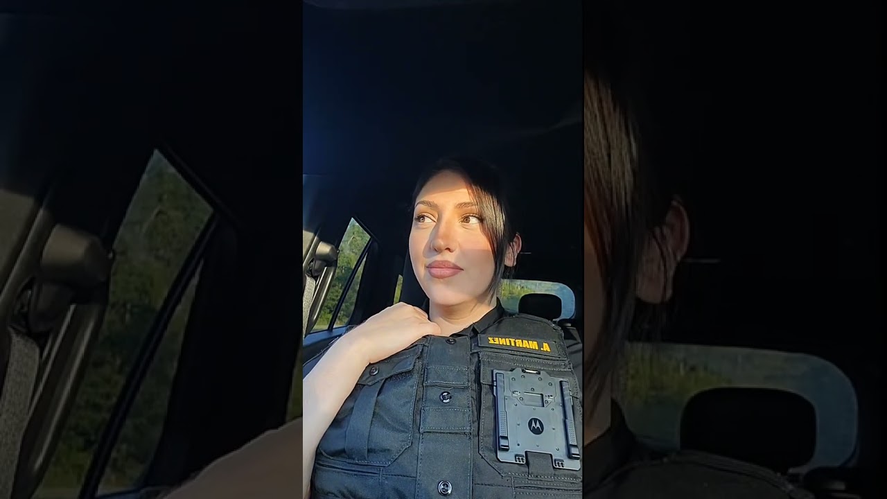 Latina Cop Farts in Car!