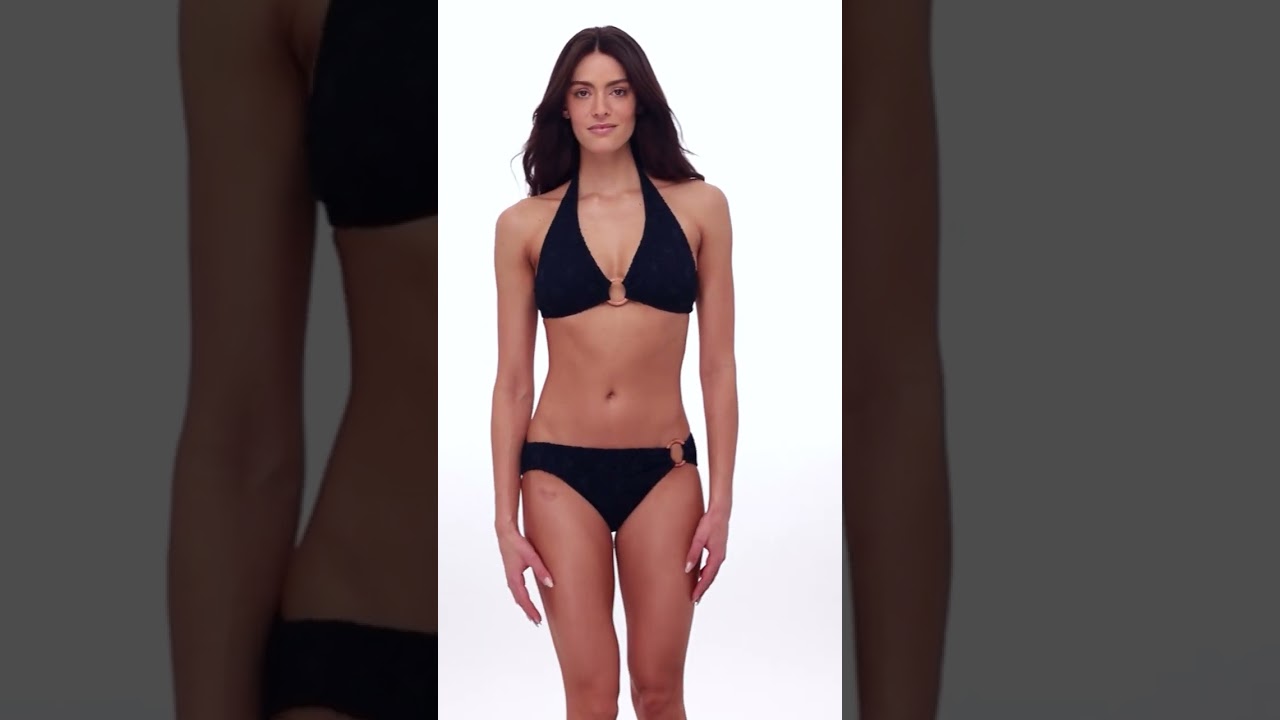 Lauren Ralph Lauren Crochet Rattan Ring Bikini Bottom | SwimOutlet.com