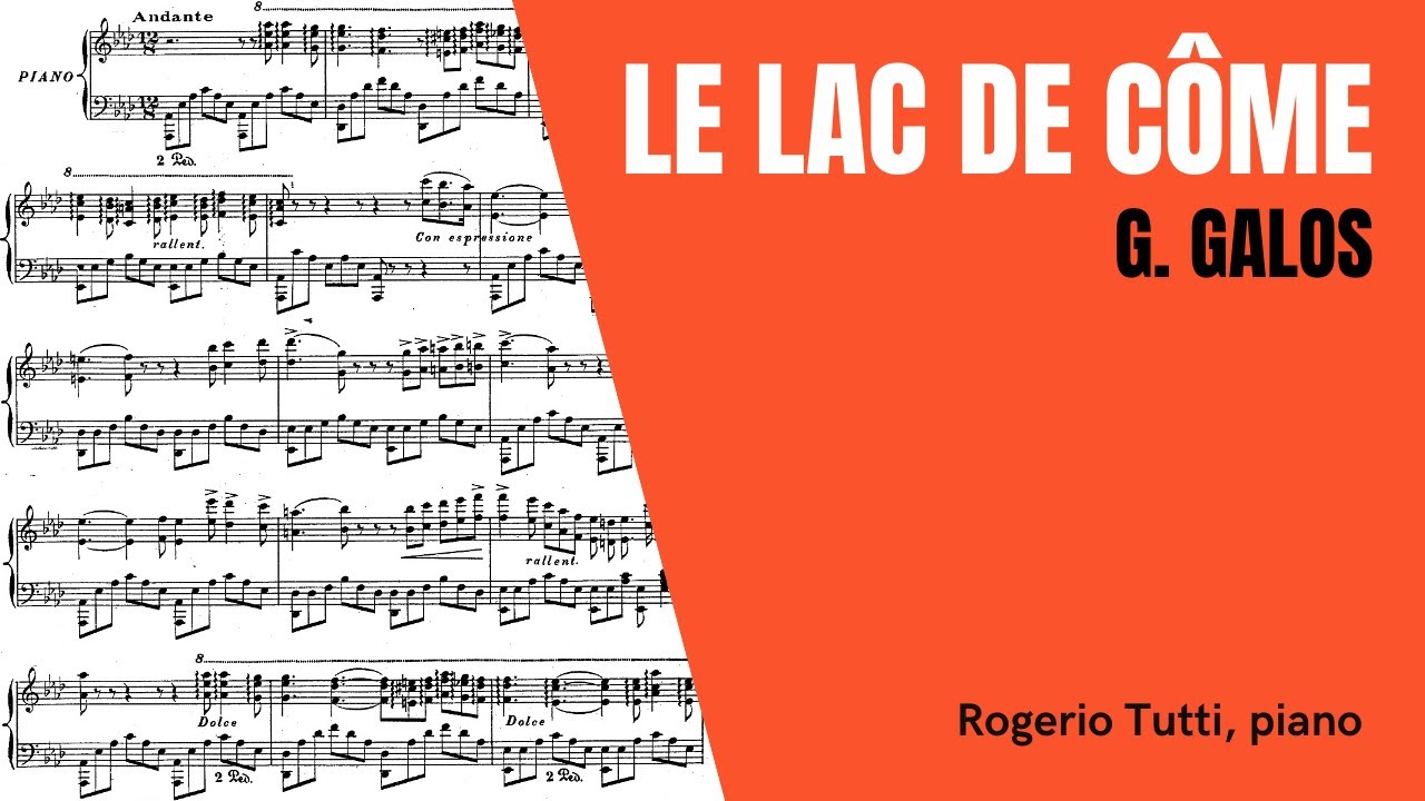 Le Lac de Côme - Piano Sheet Music