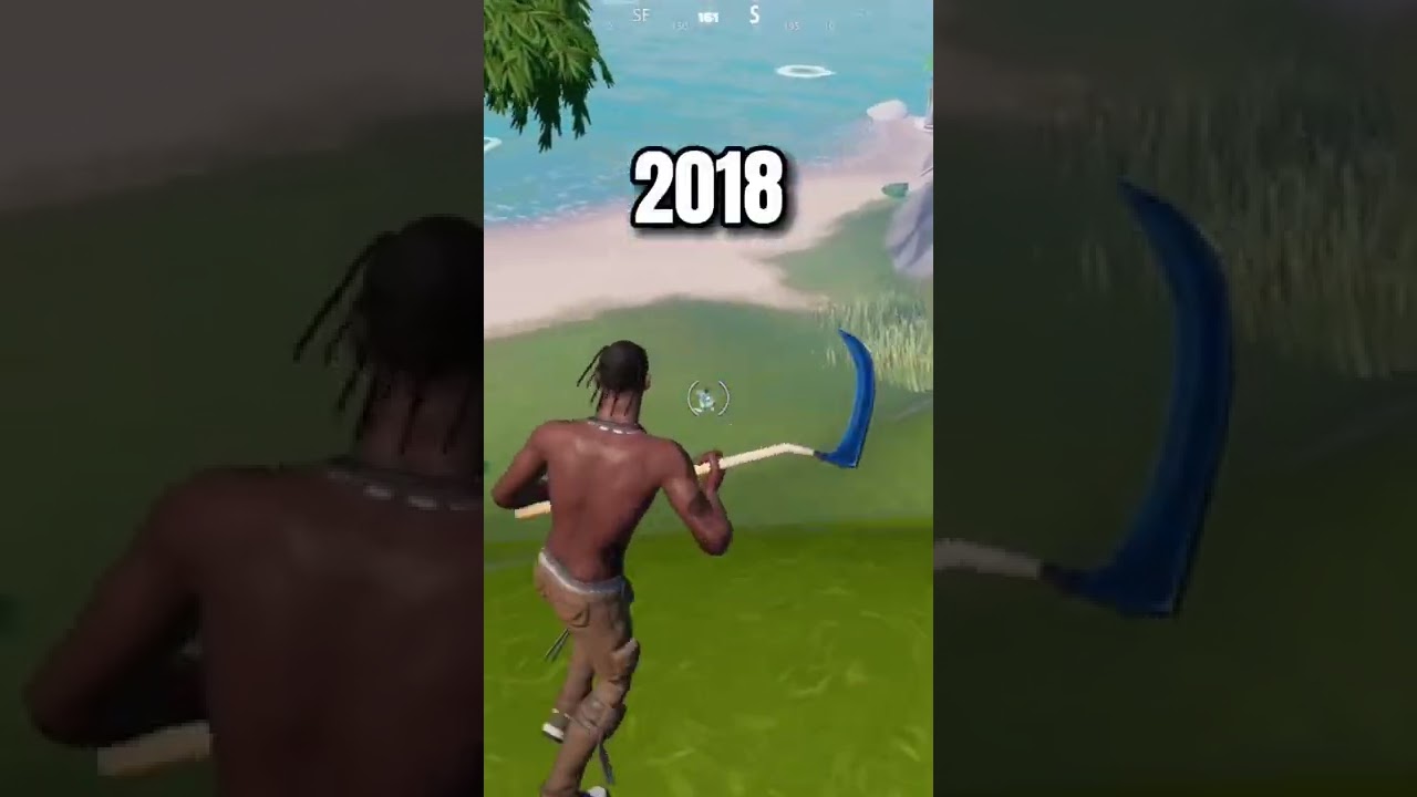 Le niveau des joueurs fortnite selon les années ! #shorts