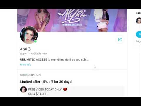 Leaked Alyri Onlyfans Video