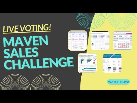 Learn Data Visualization From The Maven Sales Challenge's Winner Selection Voting Round