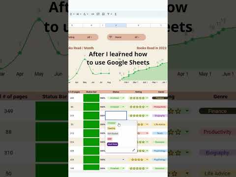 Learning google sheets has made me at least 10x more organized 😇 #googlesheets #spreadsheet #excel