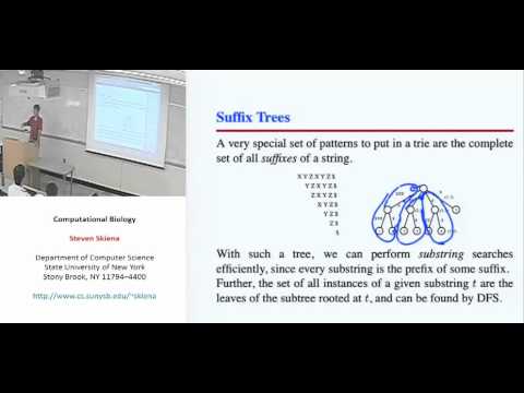 Lecture 6 - Suffix Trees in Action