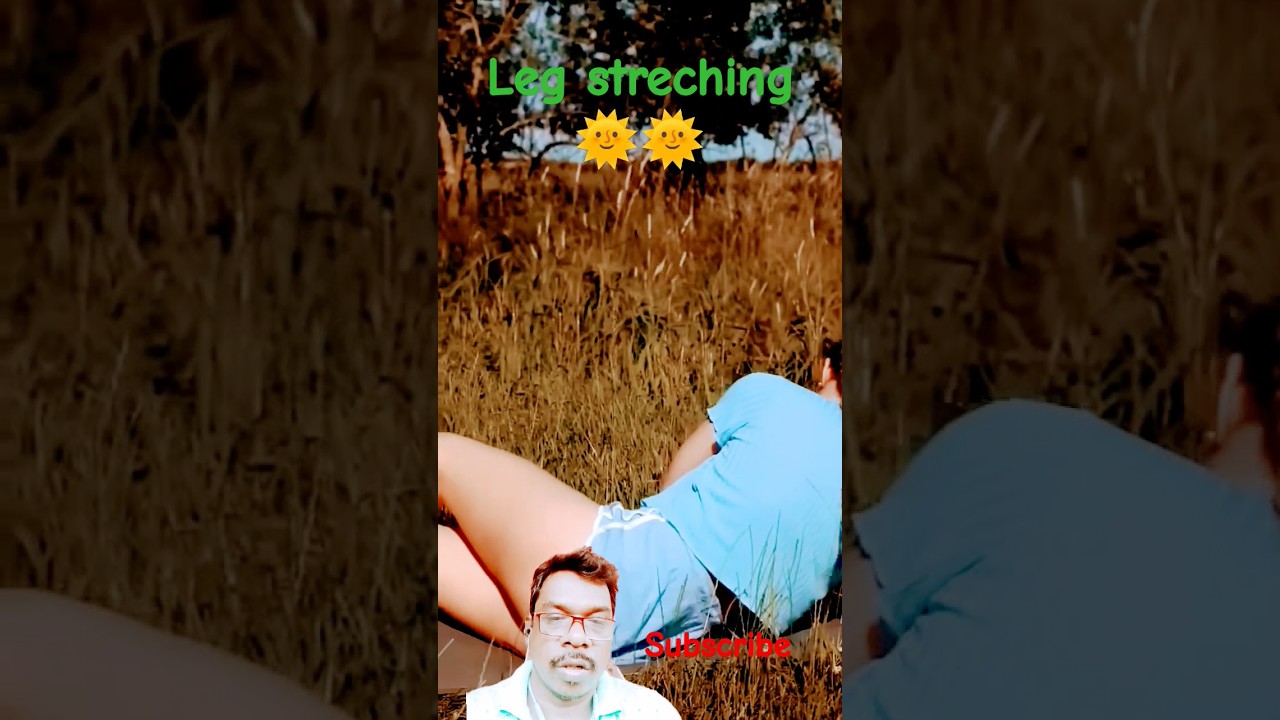 Leg streching at morning 🌻🌄@flowinaparadise #nature #relaxing #shortsvideo #yogaworkout #yoga
