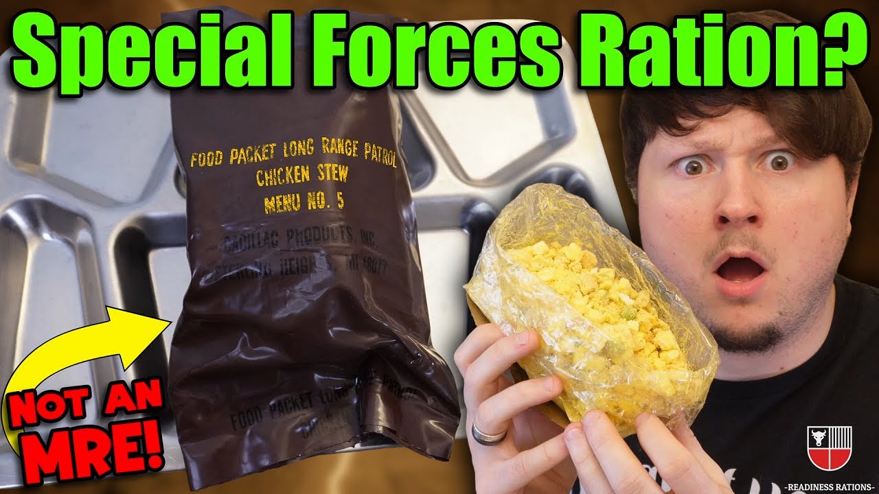 Legendary MRE: 1980's LRP Food Packet (Taste Test) 🇺🇸 Vintage US Military Long Range Patrol Ration