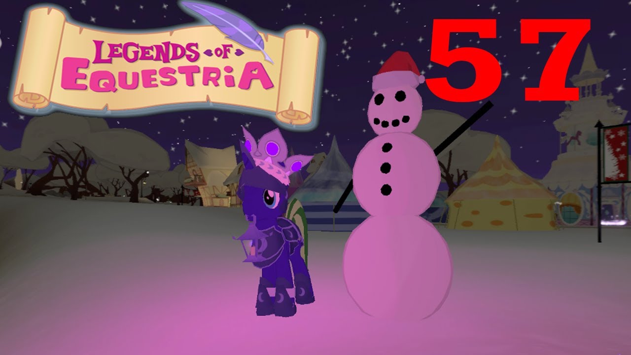 Legends of Equestria Part 57 - WINTER FUN AT NIGHT