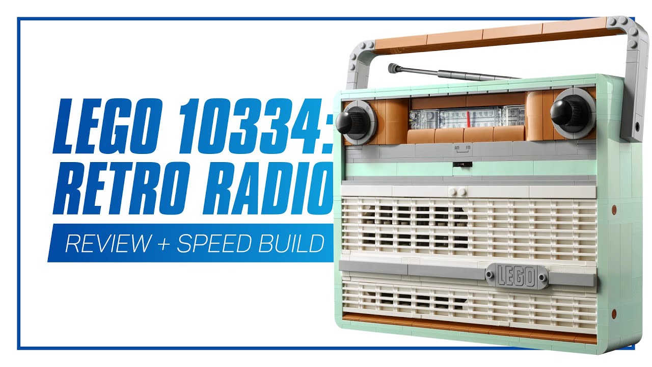 LEGO 10334: Retro Radio - IN-DEPTH REVIEW