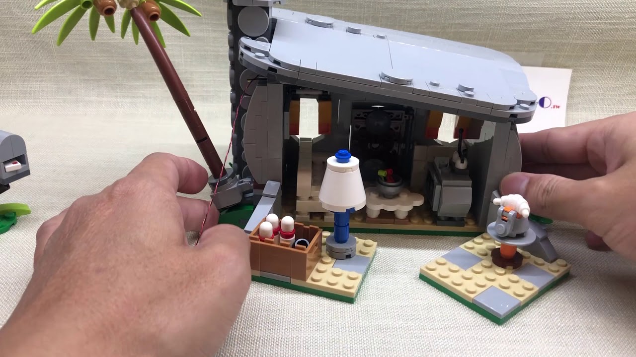 LEGO 21316 lighting install