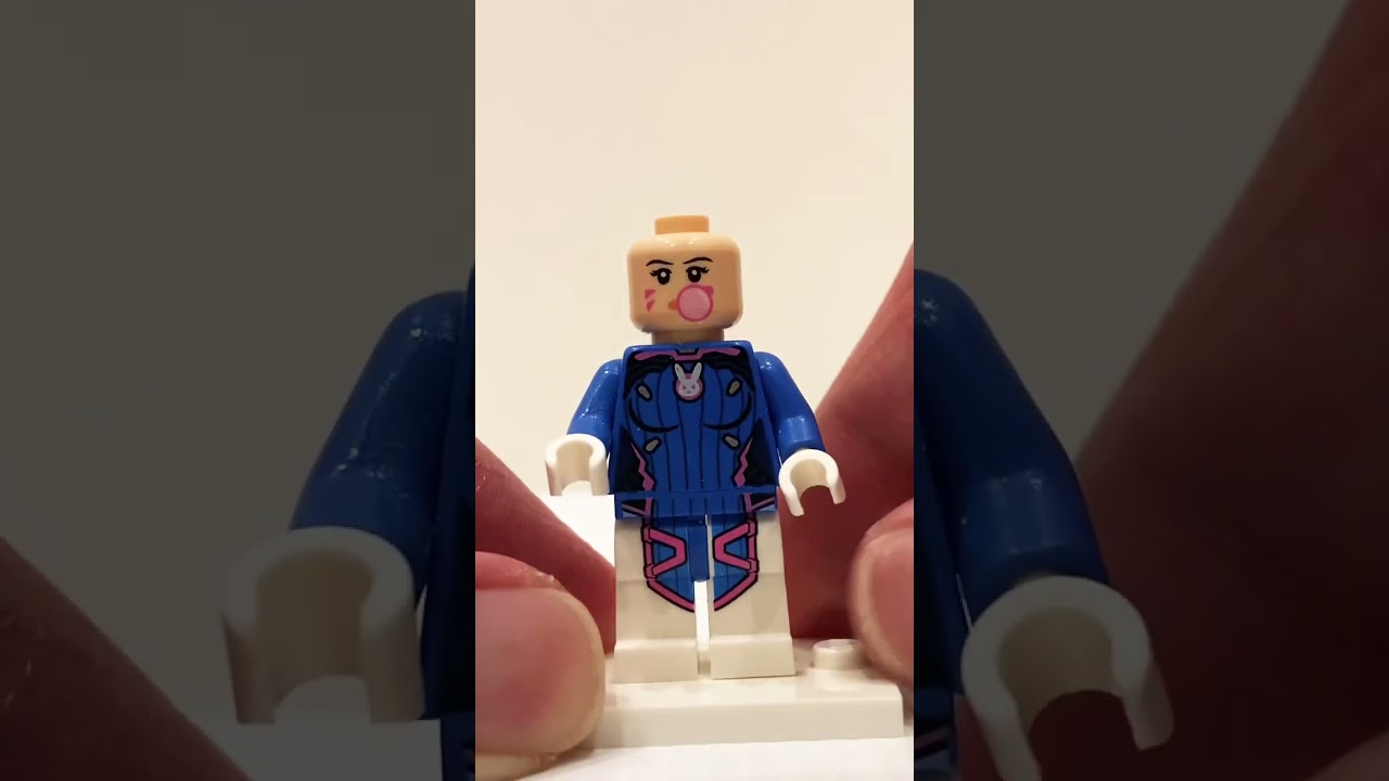 LEGO Minifigure D.Va Overwatch #shorts