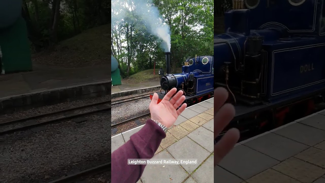 Leighton Buzzard Railway, steam train, England, United Kingdom.