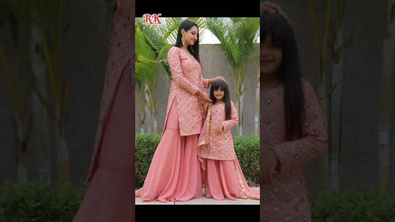 Letest mother daughter matching suit 2025 #fashion #dress #suits #2025