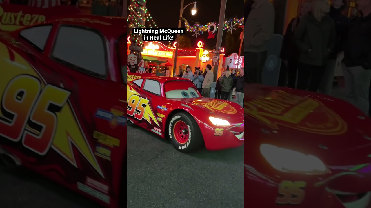 Lightning McQueen at Disney California Adventure #shorts