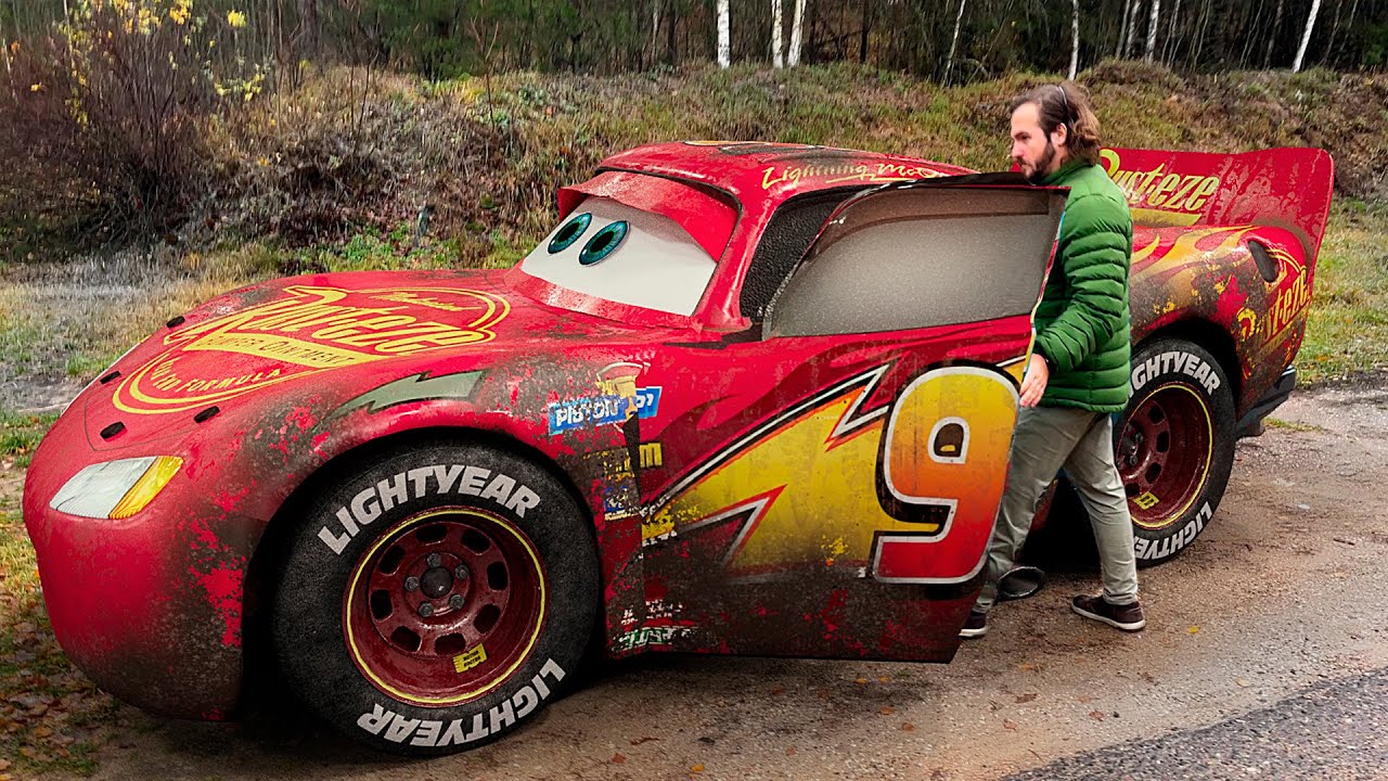 Lightning McQueen in Real Life Disney Cars Drift