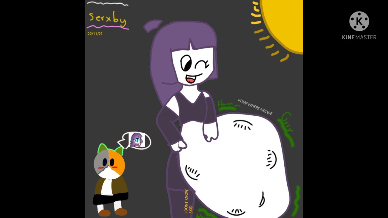 Lila eats skid and pump (RP)