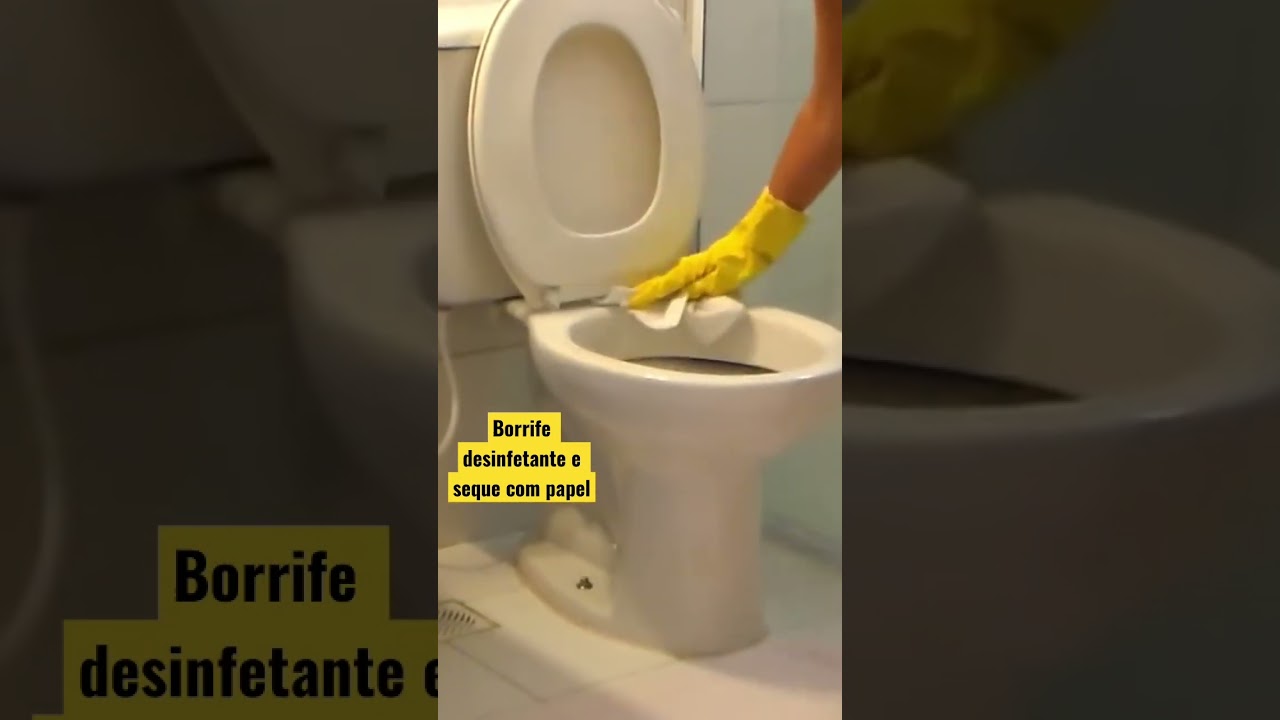 LIMPAR BANHEIRO A SECO! Fácil!