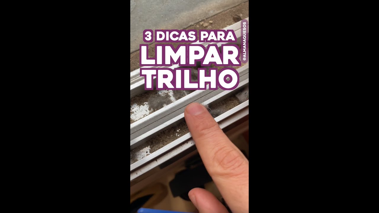 Limpar o Trilho da Janela/Porta #shorts