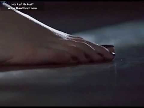 Lindsay Lohan close-up foot scene