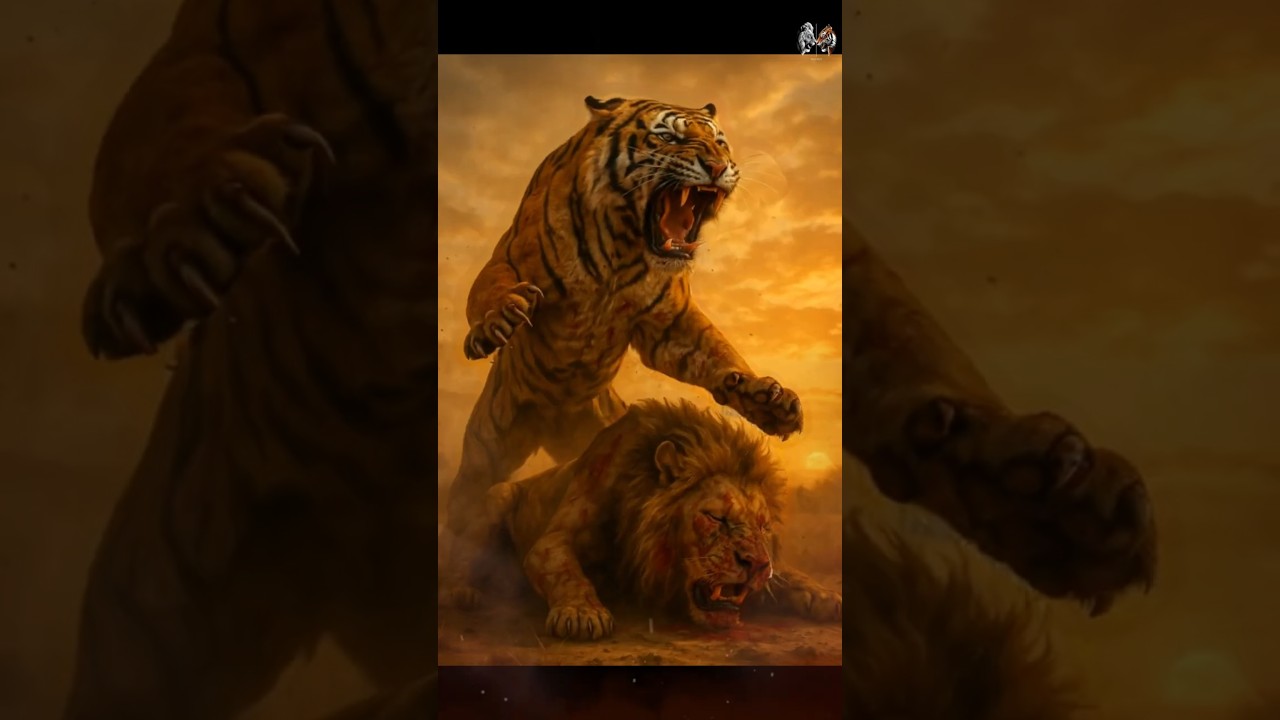 Lion vs Bengal Tiger