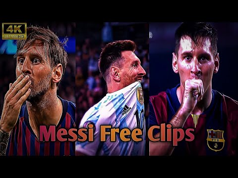 Lionel Messi • 4K Free Clips For Edits |Scene Pack ~ No Watermark