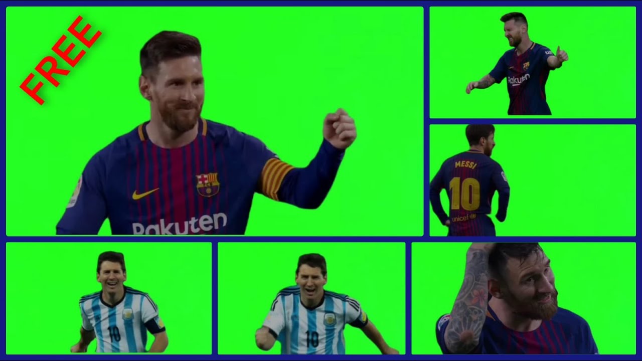 Lionel Messi green screen no copyright | green screen no copyright free !