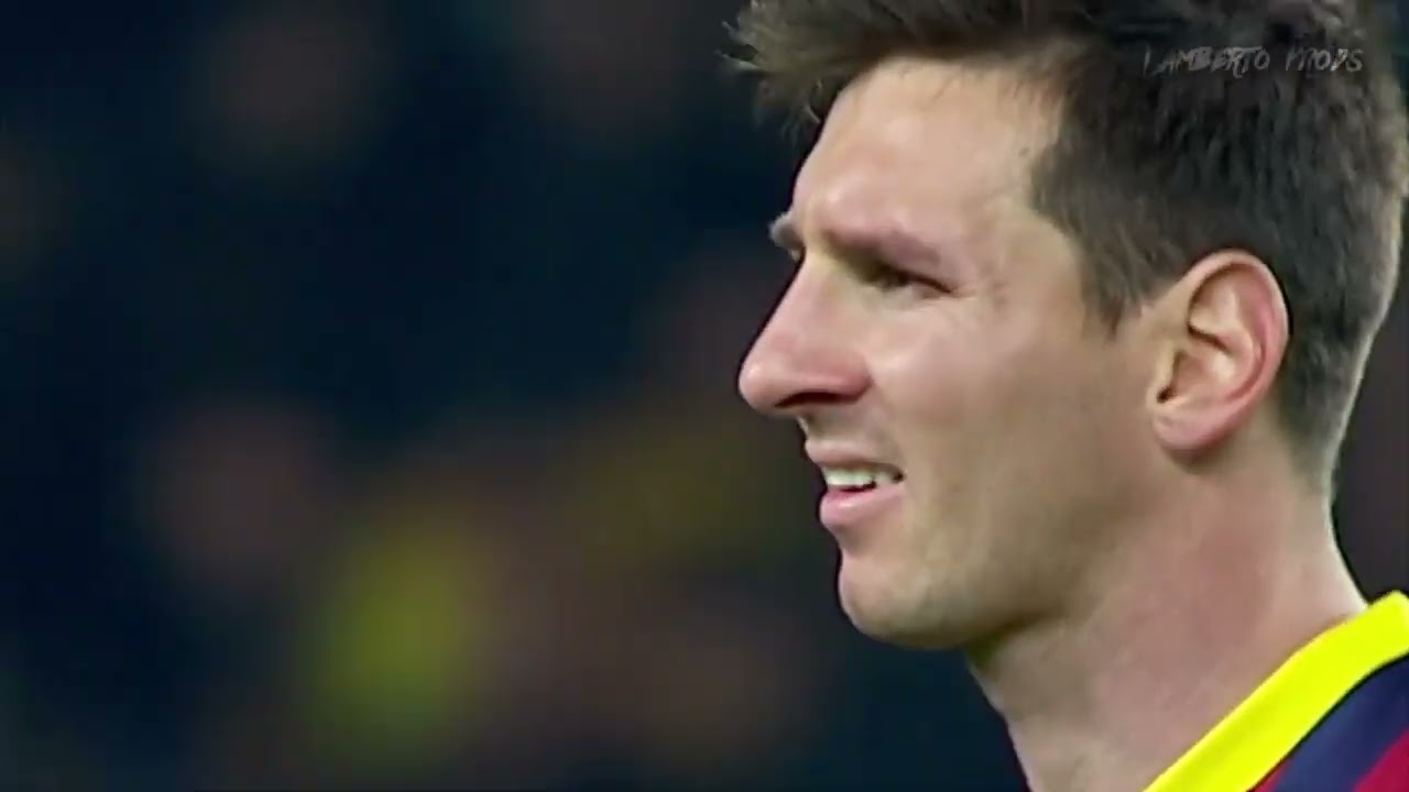 Lionel Messi vs Atletico Madrid Home UCL 2013 14   English Commentary   HD 1080i