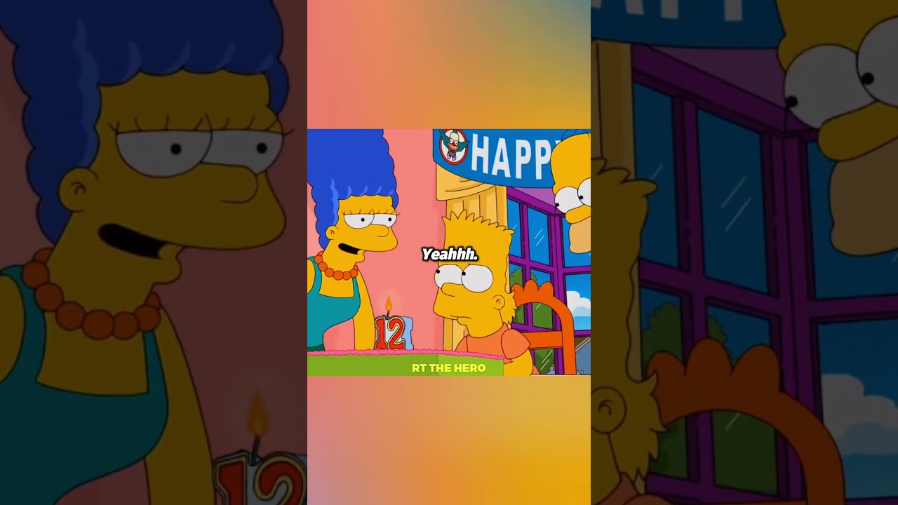 Lisa ruins Bart's birthday😔 // #simpsons #shorts