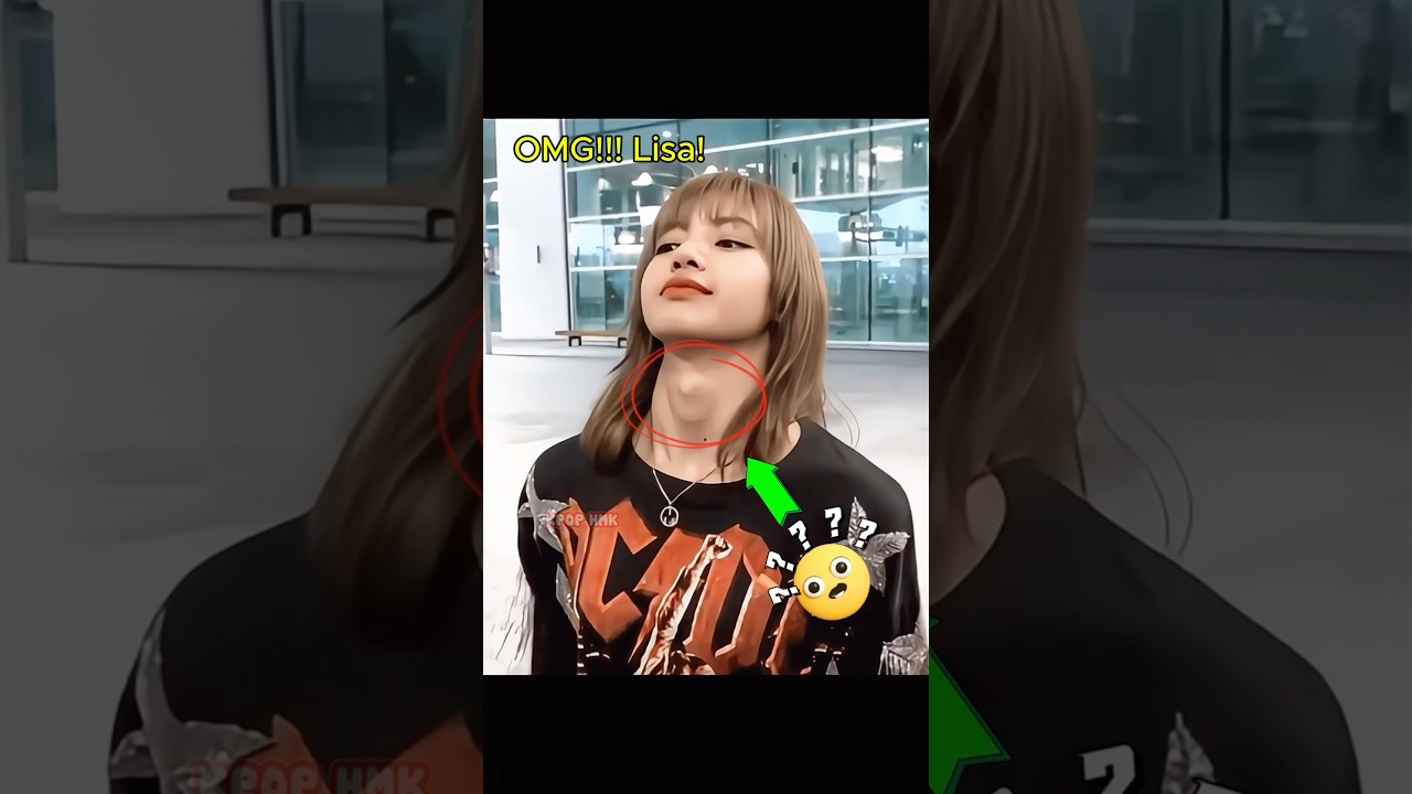 Lisa's Neck Is Like A Man 😲 #blackpink #lisa #kpop #shorts