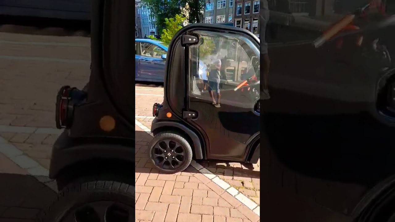 Little electric car Amsterdam BIRO