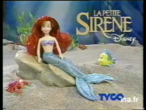 Little Mermaid TYCO Ariel & Fashions Doll Commercial (French)