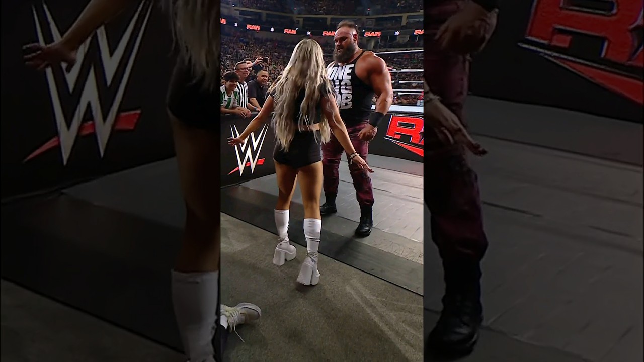 Liv Morgan protecting her Dom Dom? 👀👀👀 #WWERaw