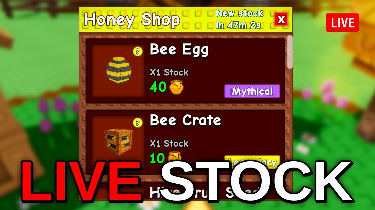 Live 🔴 | GROW A GARDEN STOCK, EGGS, WEATHER & HONEY SHOP! 24/7!