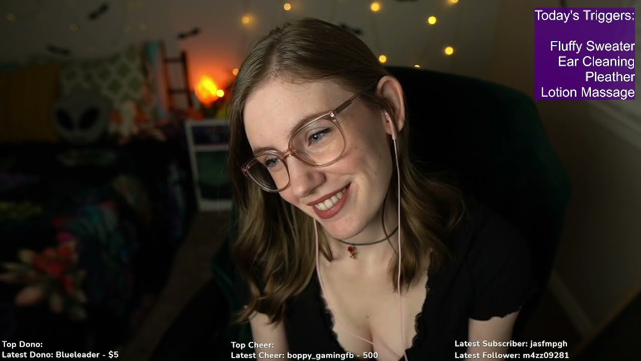[Live ASMR] Lotion Massage, Pleather, Ear Cleaning, Fluffy Sounds, & More!