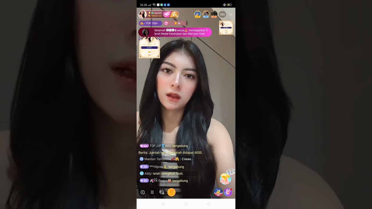 live bareng viiaviiot
