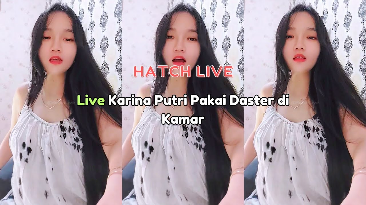 Live Karina Putri Pakai Daster di Kamar