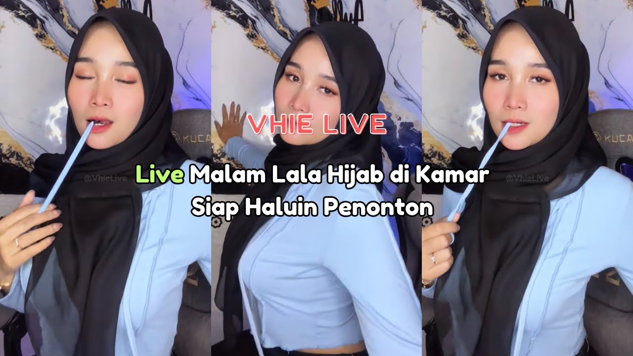 Live Malam Lala Hijab di Kamar Siap Haluin Penonton