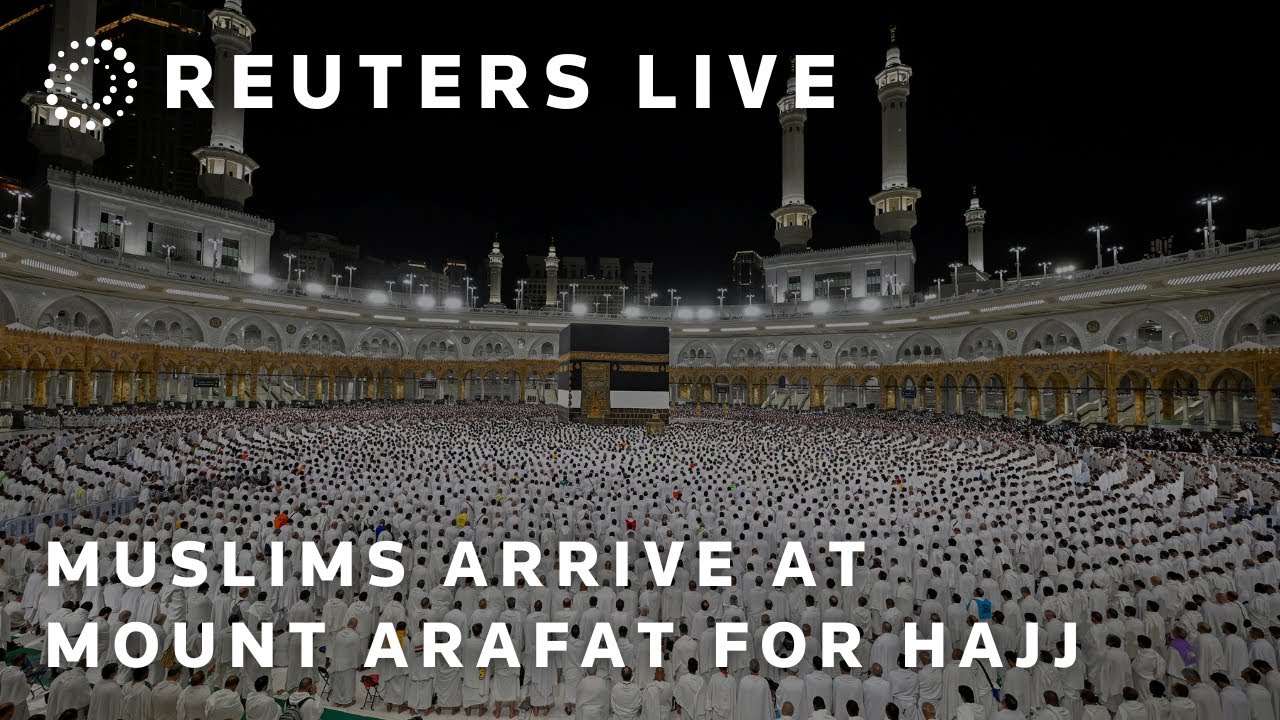 LIVE: Muslim pilgrims start arriving at Mount Arafat near Mecca