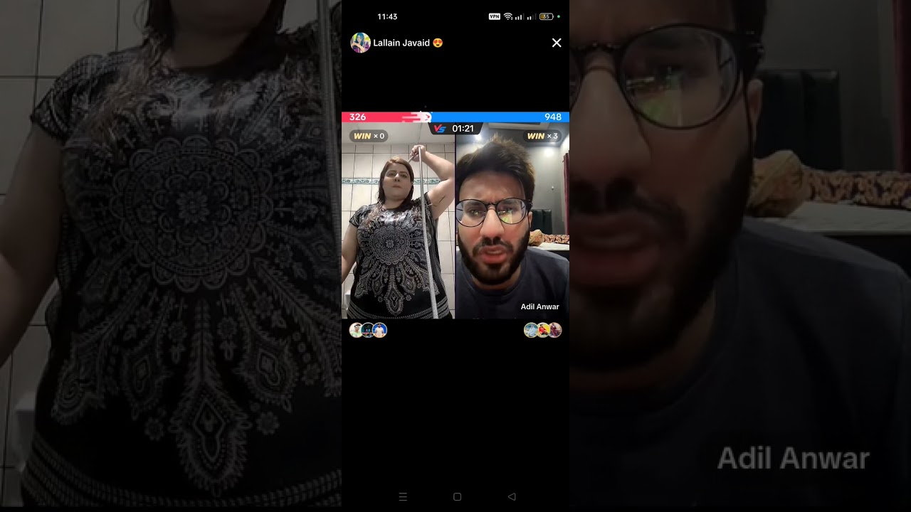 live shower lallain javed