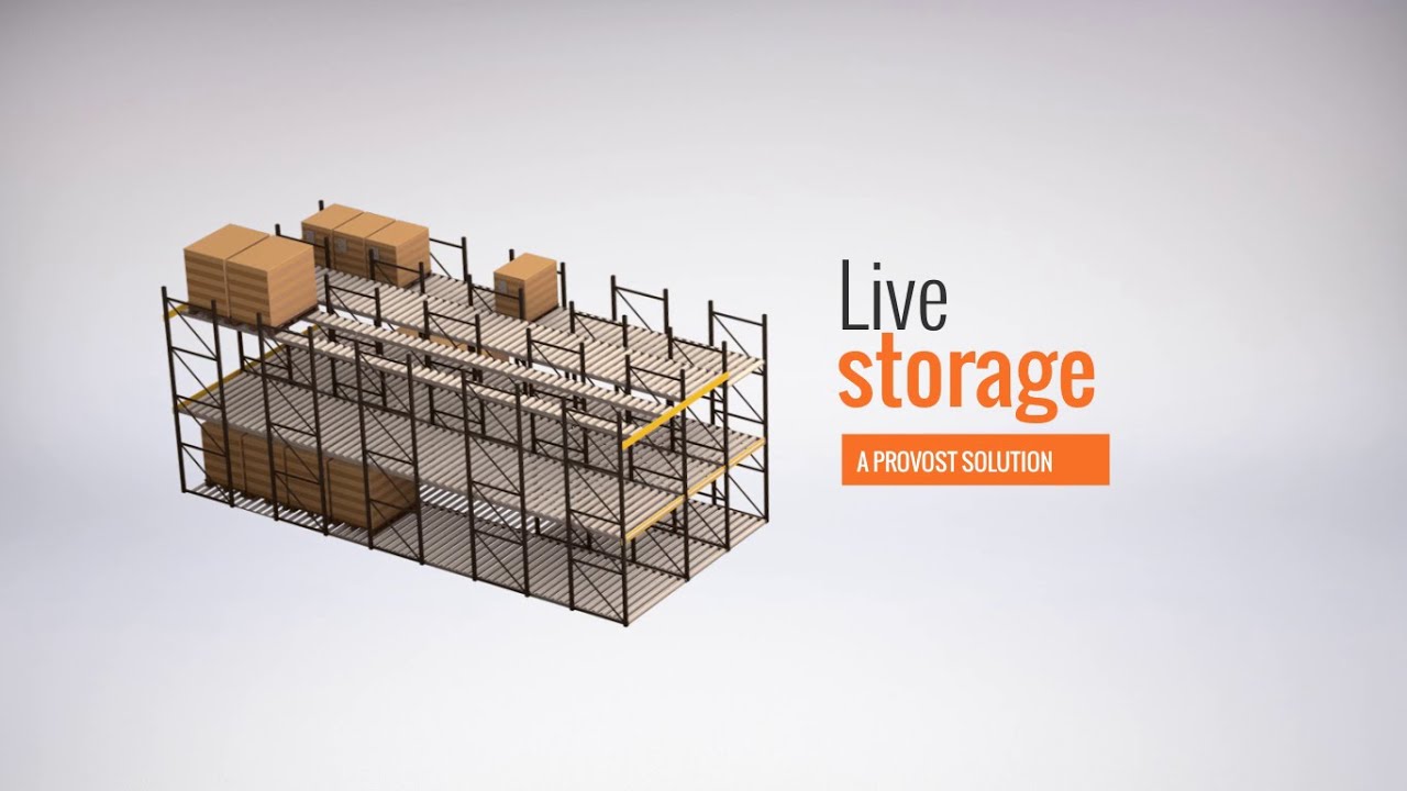 LIVE STORAGE - pallet racks
