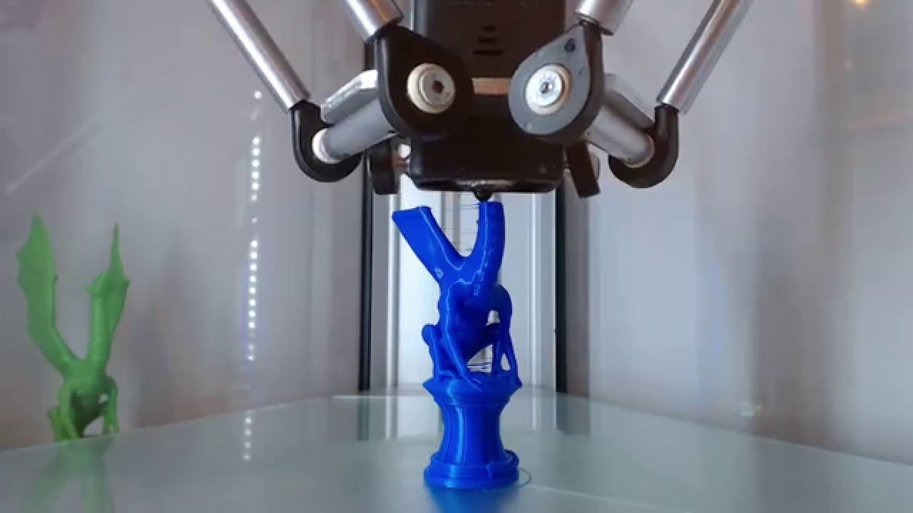 Live Stream Recording - 3D Printing - Dragon in Blue PLA