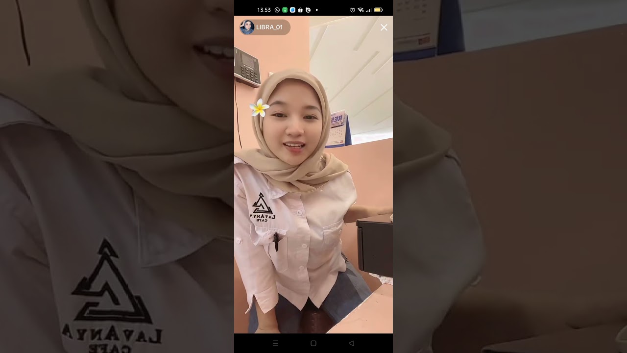 live tobrut, cantiknya kasir Kendari viral💋💋