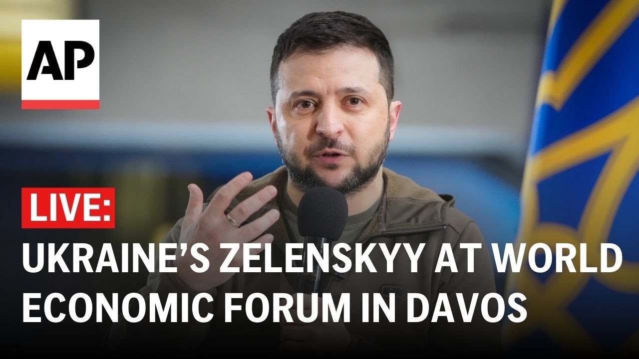 LIVE: Zelenskyy speaks at World Economic Forum in Davos