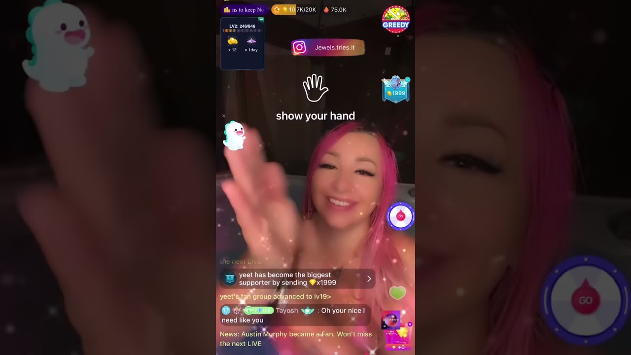 Livestreams #bigogirl #bigo #tiktokgirl #jewelsdavine #live